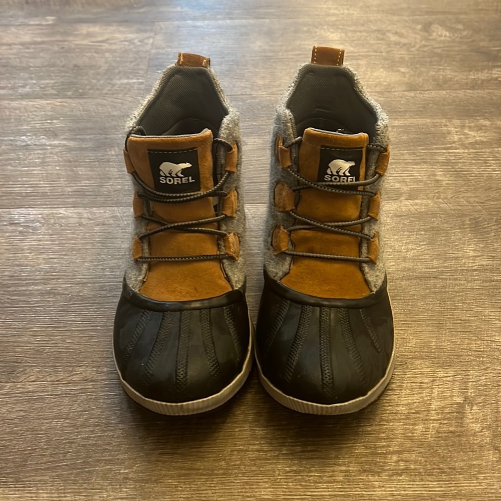 Sorel Brown Black Gray Womens Winter Rain Boots